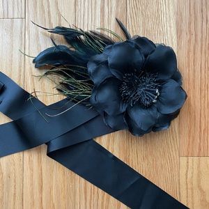 Gorgeous black sash from WHBM.